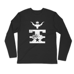 TX Longhorn King Unisex Long Sleeve Fitted Crew